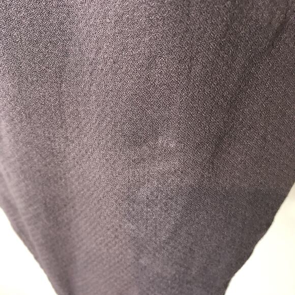 Torrid Women's Gray Lace-Up Long Sleeve 100% Rayon Blouse Size 0 (Large) - Picture 7 of 9